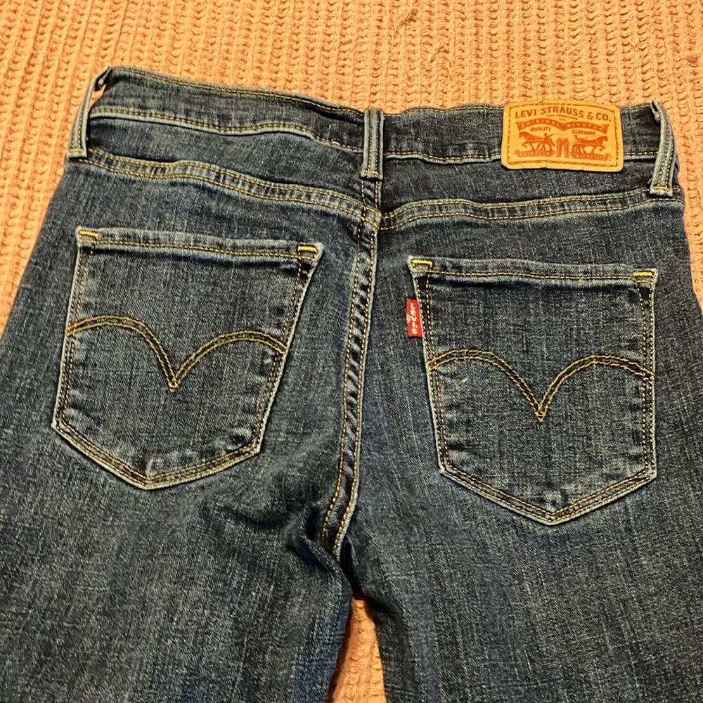 Levi's Blue Straight Leg Jeans Authentic Indigo